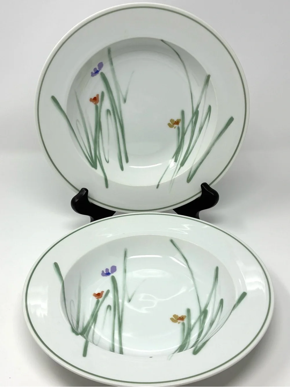Lot Of 2 Bowls Bob Van Allen For Mikasa Metro L9175 Sketch Book 9”